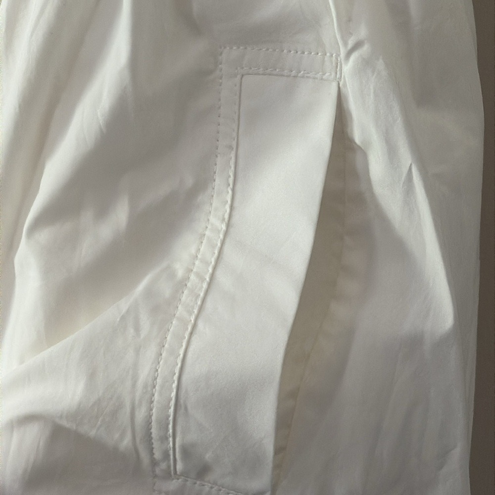 J. Crew Fit-and-flare mini dress cotton poplin structured flare hem white size 4 - Picture 9 of 14